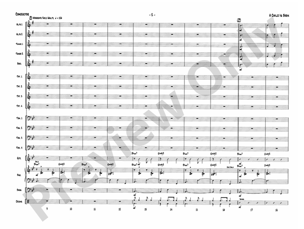 A Child Is Born - Jazz Ensemble Conductor Score & Parts(Digital Download)