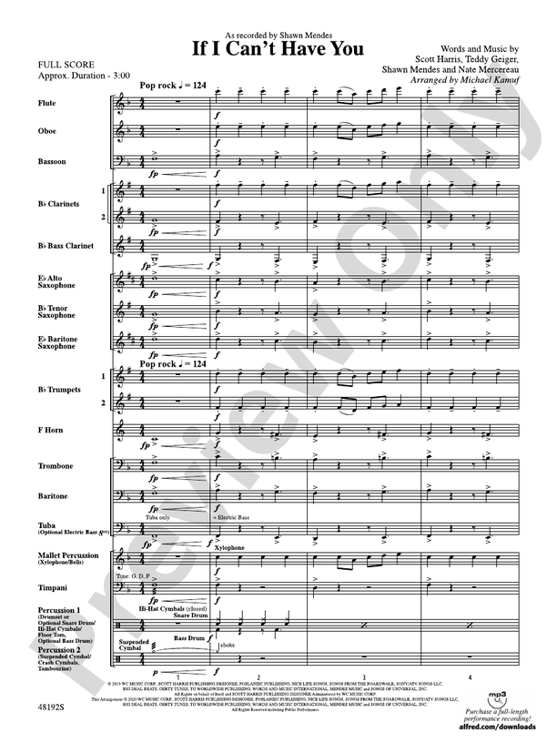 If I Rise - Concert Band Conductor Score & Parts (Digital Download)