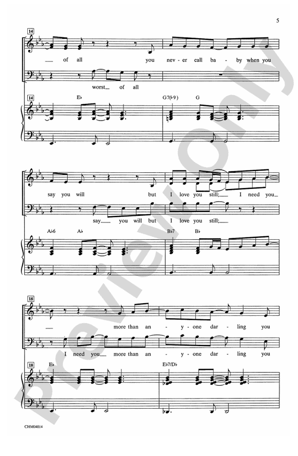 Build Me Up Buttercup - SATB Choral Octavo (Digital Download)