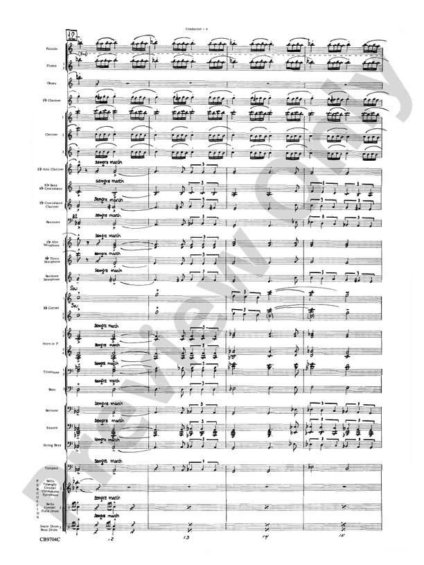 Star Wars Medley (Grade 4) - Concert Band Conductor Score & Parts (Digital Download)