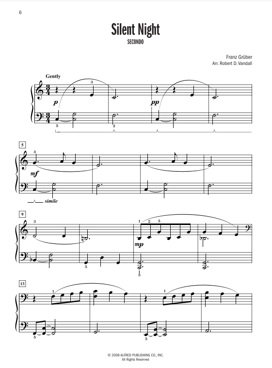 Celebrated Christmas Duets Bk 2