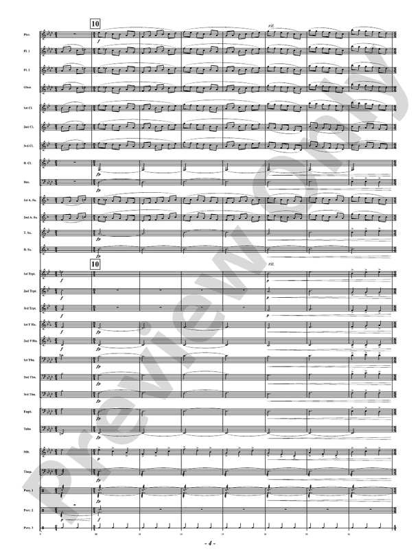 Christmas Trees Around the World - Concert Band Conductor Score & Parts(Digital Download)