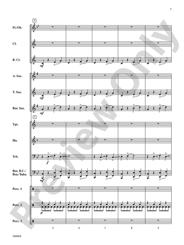 Senor Slide - Concert Band Conductor Score & Parts (Digital Download)