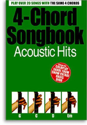 4-Chord Songbook: Acoustic Hits - Guitar Various Wise Publications Lyrics & Chords