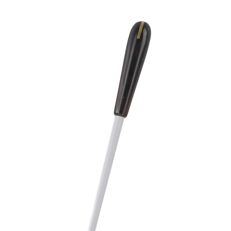Takt White Conductors Baton with Ebony Handle and Brass Cross 13"