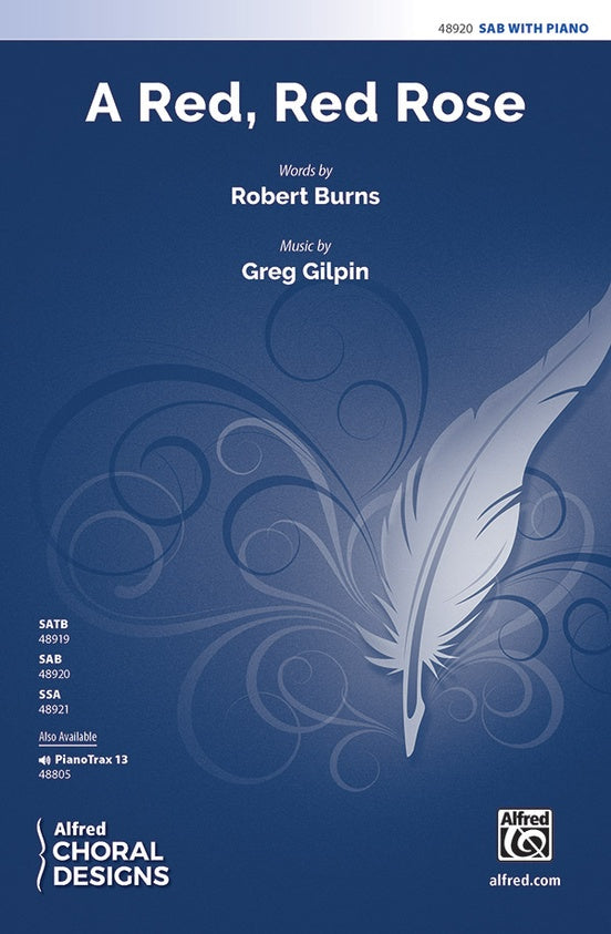 A Red, Red Rose - SAB Choral Octavo (Digital Download)