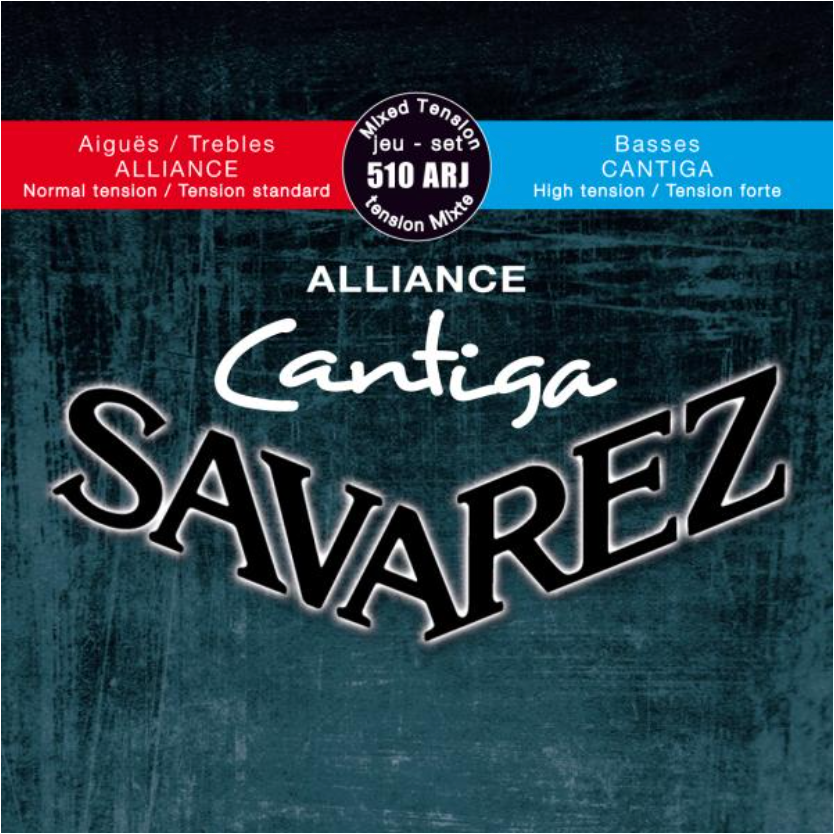Savarez 510ARJ Alliance Cantiga Classical Guitar String Set Mixed Tension