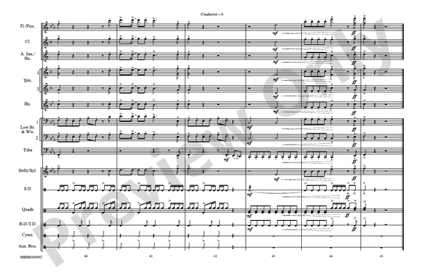 Le Freak – Marching Band Conductor Score & Parts (Digital Download)