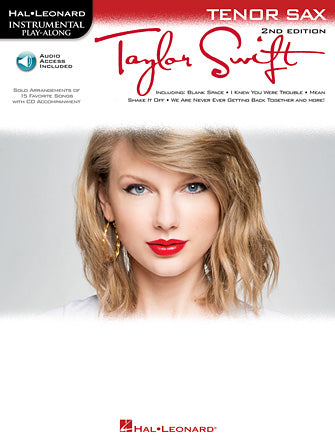 Taylor Swift 2nd Edition - Tenor Saxophone/Audio Access Online Hal Leonard 842535