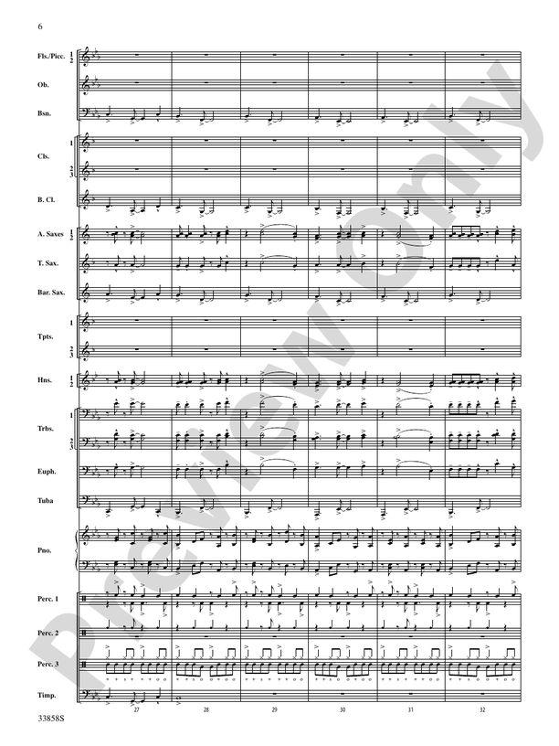 Danzas Cubanas - Concert Band Conductor Score & Parts (Digital Download)