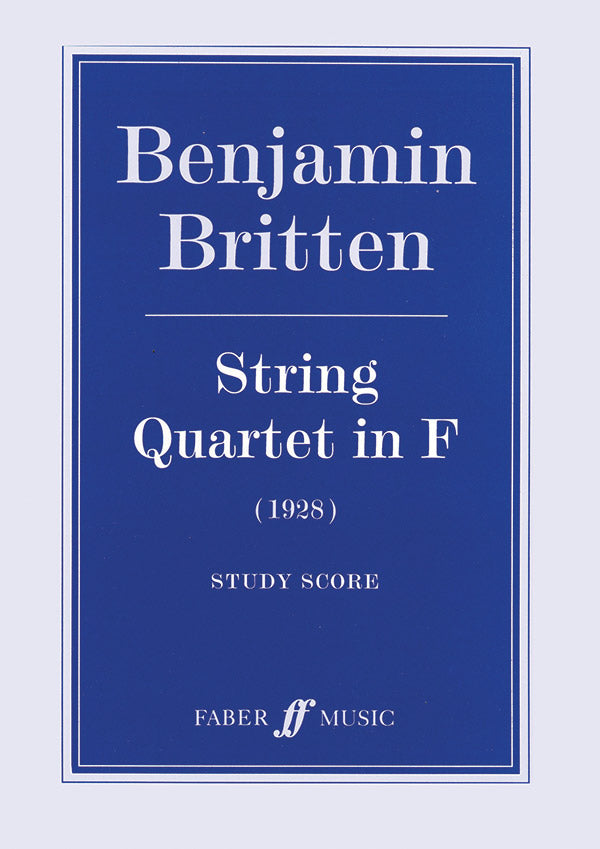 STRING QUARTET IN F STUDY SC