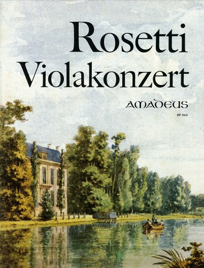 Rosetti - Concerto in GMaj - Viola/Piano Accompaniment Amadeus BP860
