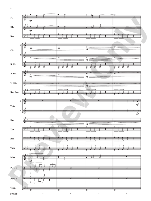 Enemy - Concert Band Conductor Score & Parts (Digital Download)