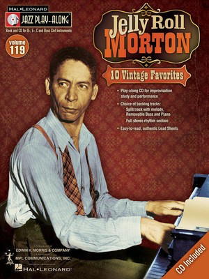 Jelly Roll Morton - Jazz Play-Along Volume 119 - Bb Instrument|Bass Clef Instrument|C Instrument|Eb Instrument Hal Leonard Lead Sheet /CD