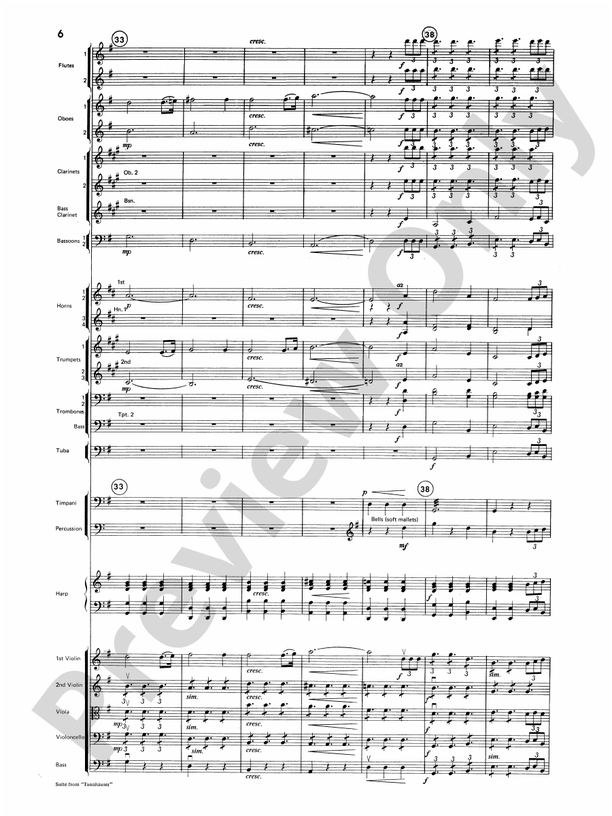 Suite from Tannhäuser – Full Orchestra Conductor Score & Parts (Digital Download)