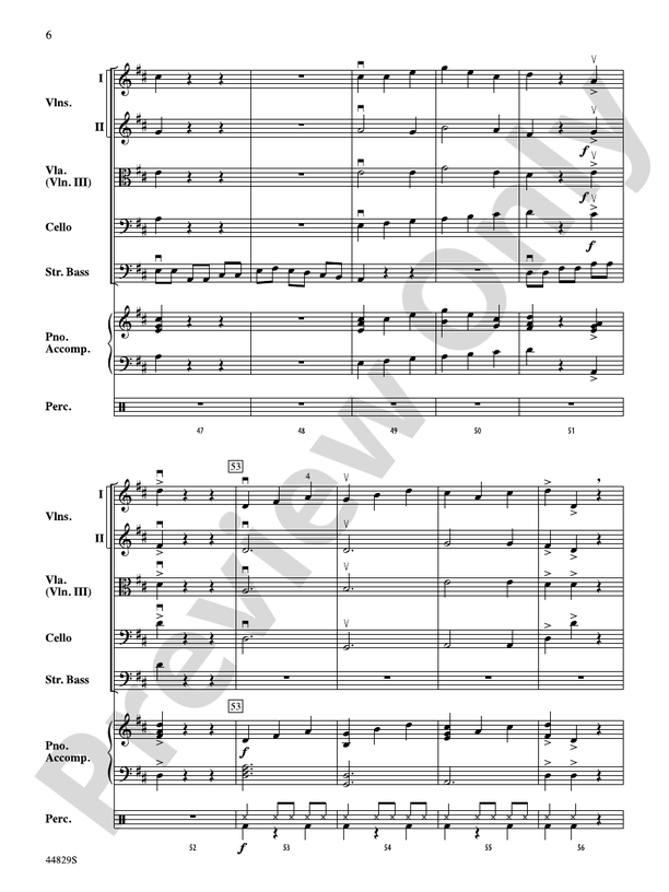 Uno, Dos, Bass! - String Orchestra Conductor Score & Parts (Digital Download)