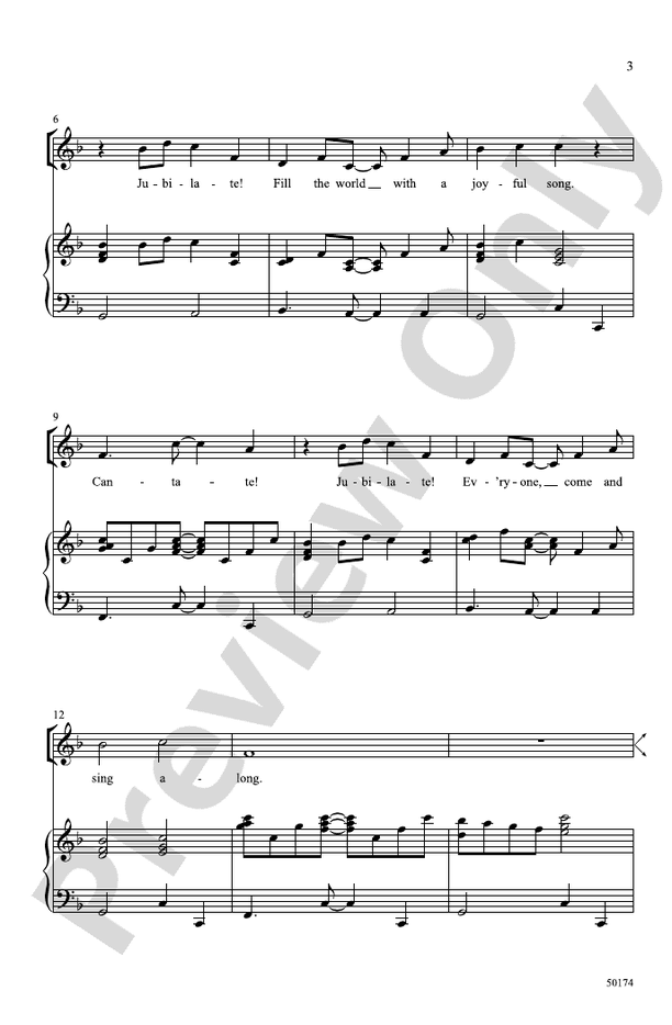 Cantate! Jubilate! - 2 Part Treble Choral Octavo (Digital Download)