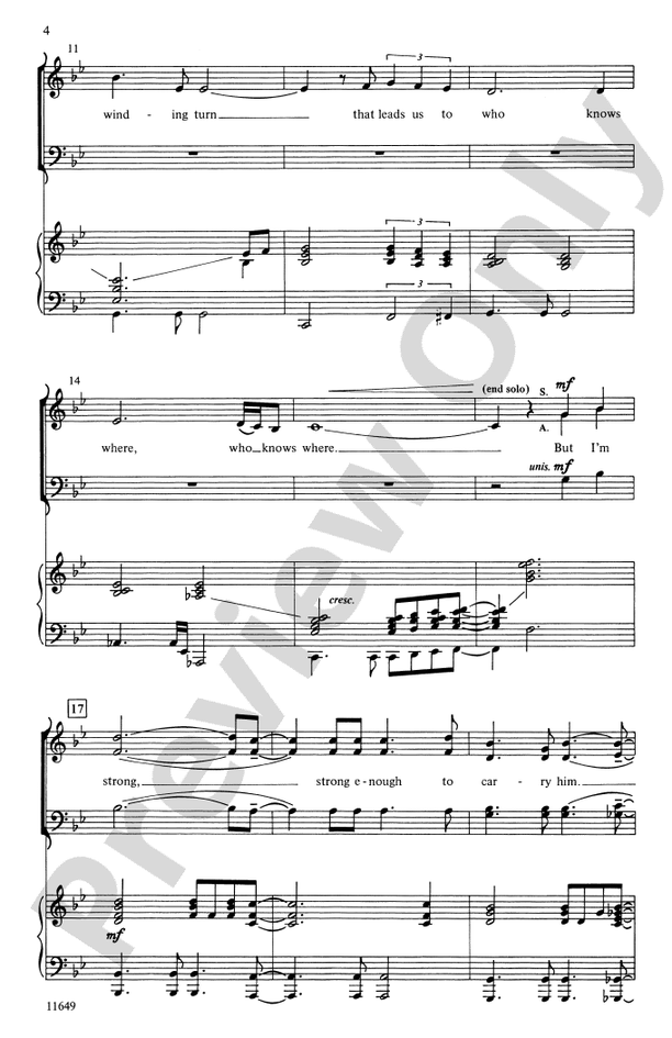 He Ain't Heavy, He's My Brother – SATB Choral Octavo (Digital Download)