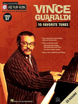 Vince Guaraldi - Jazz Play-Along Volume 57 - Bb Instrument|Bass Clef Instrument|C Instrument|Eb Instrument Hal Leonard Lead Sheet /CD