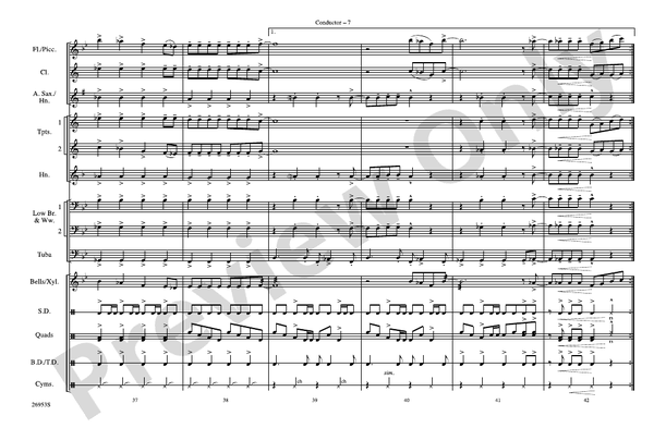 All I Wanna Do – Marching Band Conductor Score & Parts (Digital Download)