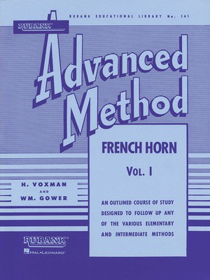 Rubank Advanced Method - French Horn in F or E-flat, Vol. 1 - French Horn|Mellophone|Eb Tenor Horn Rubank Publications