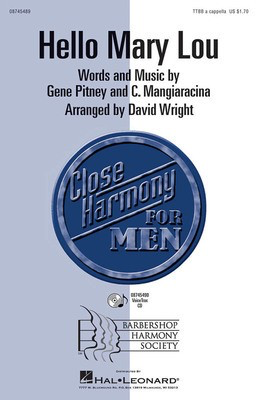 Hello Mary Lou - TTBB Hal Leonard Choral Score Octavo