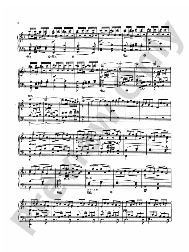 Beethoven - Symphonies (Nos. 6-9) (Arr. Franz Liszt) - Piano Solo (Digital Download)