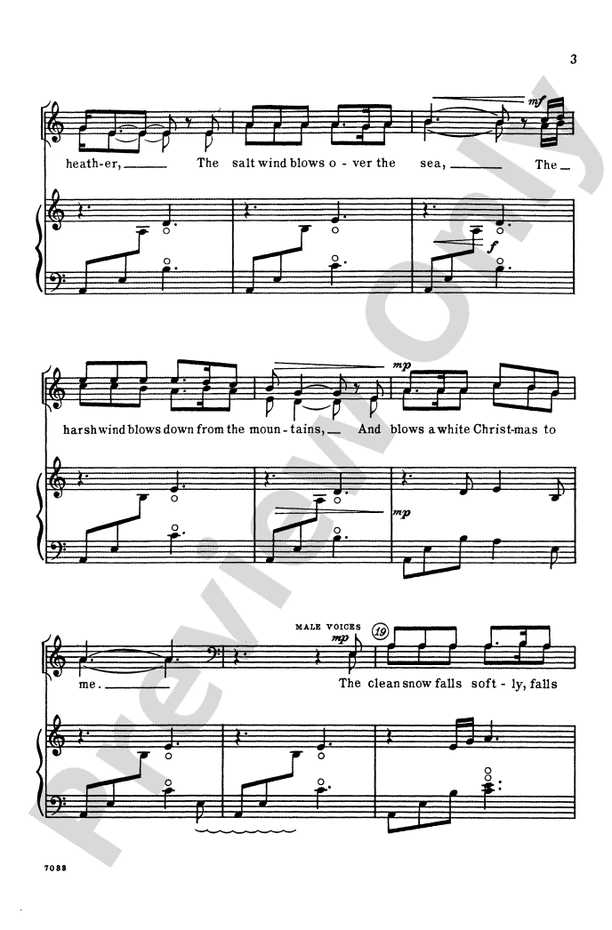 Carol from an Irish Cabin – SATB or Unison Choral Octavo (Digital Download)