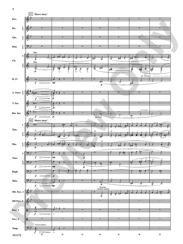 Reluctant Joys - Concert Band Conductor Score & Parts (Digital Download)