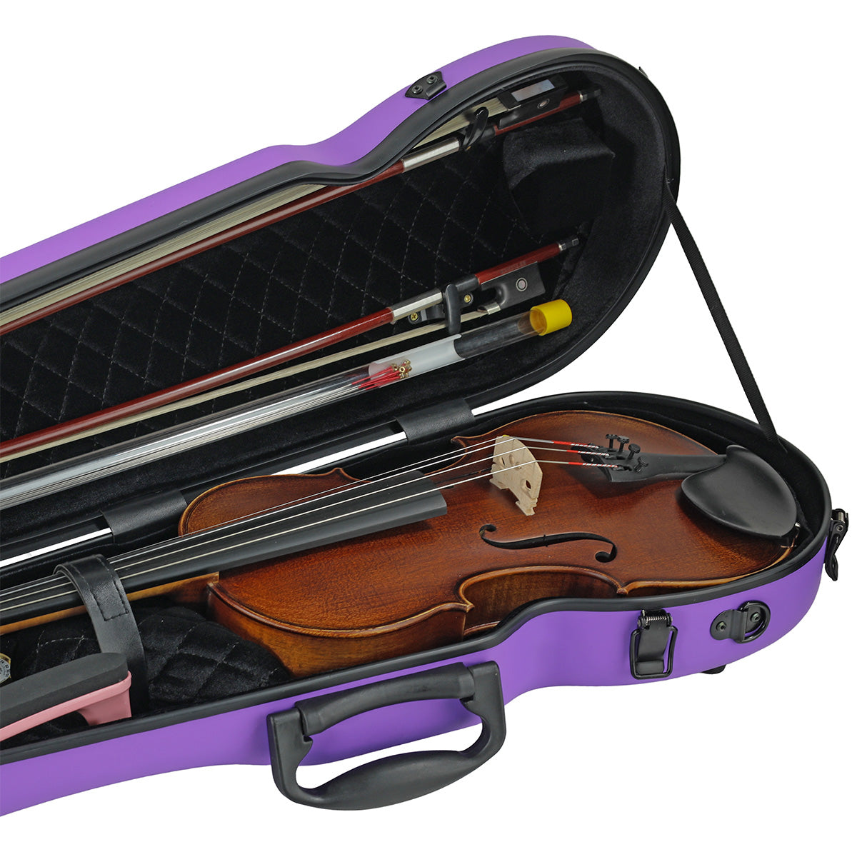 ART Shaped Violin Case 1/2-1/4 Amethyst Purple