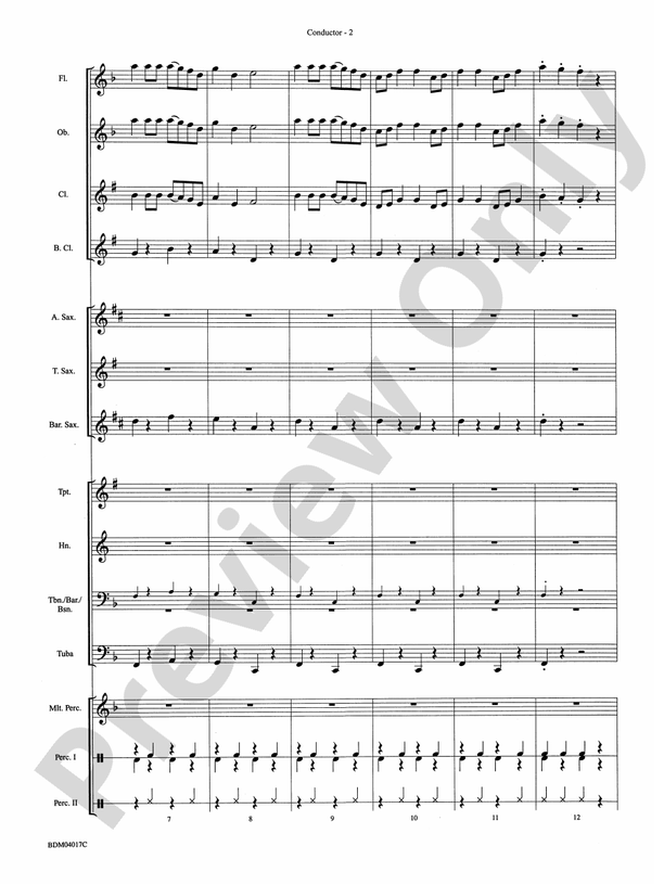 Storm Mountain Jubilee - Concert Band Conductor Score & Parts (Digital Download)