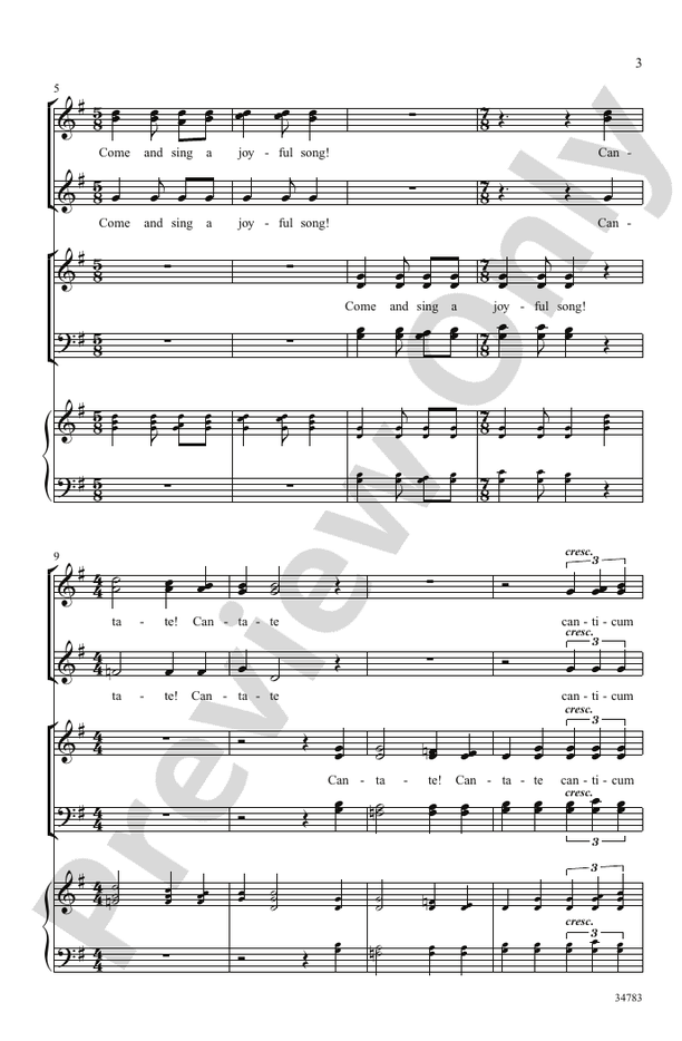 A Jubilant New Song - SATB Choral Octavo (Digital Download)