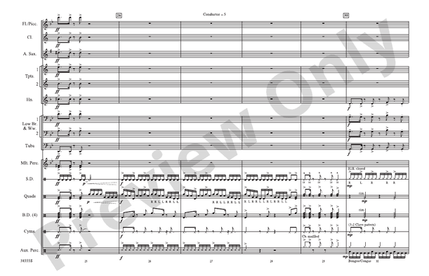 Galeon – Marching Band Conductor Score & Parts (Digital Download)