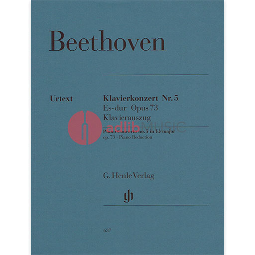 Beethoven - Concerto #5 Op73 Ebmaj Emperor - 2 Pianos 4 Hands Henle HN637