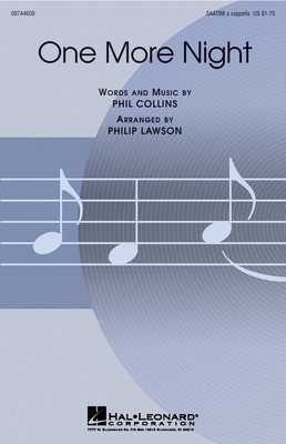One More Night - Hal Leonard Choral Score Octavo