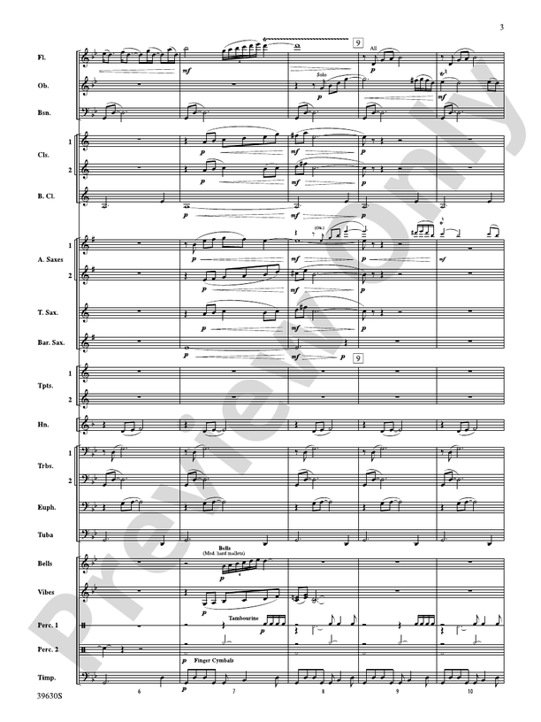 Fantasy on a Slavic Theme - Concert Band Conductor Score & Parts (Digital Download)
