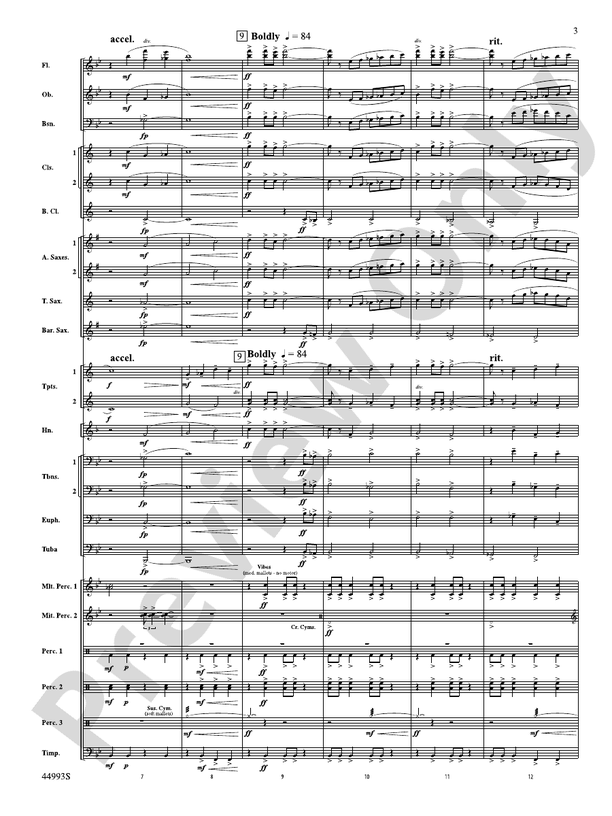 Atlas - Concert Band Conductor Score & Parts (Digital Download)