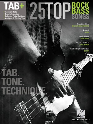 25 Top Rock Bass Songs - Tab. Tone. Technique. - Bass Guitar Hal Leonard Bass TAB