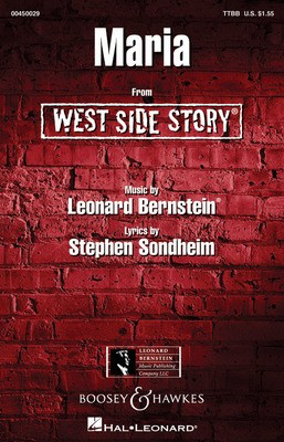 Maria (from West Side Story) - Leonard Bernstein|Stephen Sondheim - TTBB William Stickles Leonard Bernstein Music Publishing Co. Octavo
