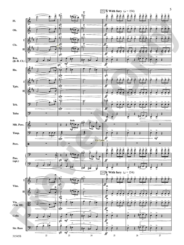 Galileo's Vision – Full Orchestra Conductor Score & Parts (Digital Download)