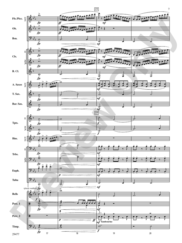 Flight of the Piasa - Concert Band Conductor Score & Parts (Digital Download)