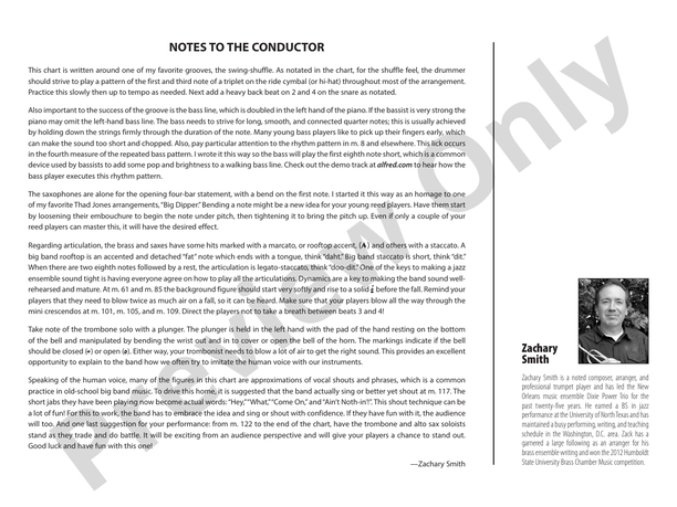 Uptown Throwdown – Jazz Ensemble Conductor Score & Parts (Digital Download)