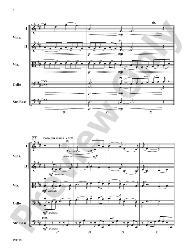 Orchid - String Orchestra Conductor Score & Parts (Digital Download)