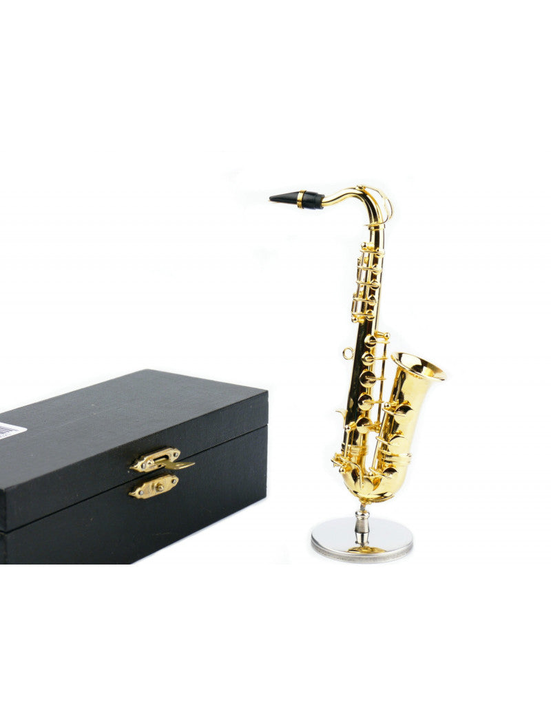 Mini Goldplated Saxophone with Case