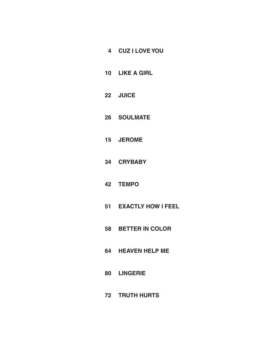 Lizzo - Cuz I Love You - Piano/Vocal/Guitar PVG Hal Leonard 304758