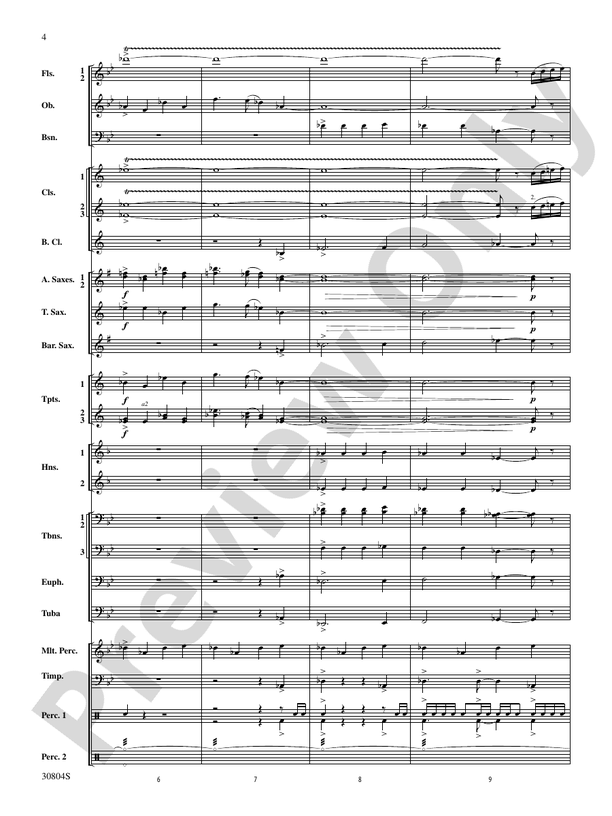 A Yuletide Memory - Concert Band Conductor Score & Parts (Digital Download)