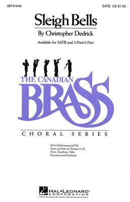 Sleigh Bells - Christopher Dedrick - SATB Hal Leonard Instrumental Parts Parts