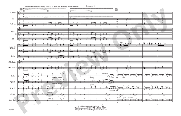 The Wizard of Oz Meets The Wiz, Part 2 – Marching Band Conductor Score & Parts (Digital Download)
