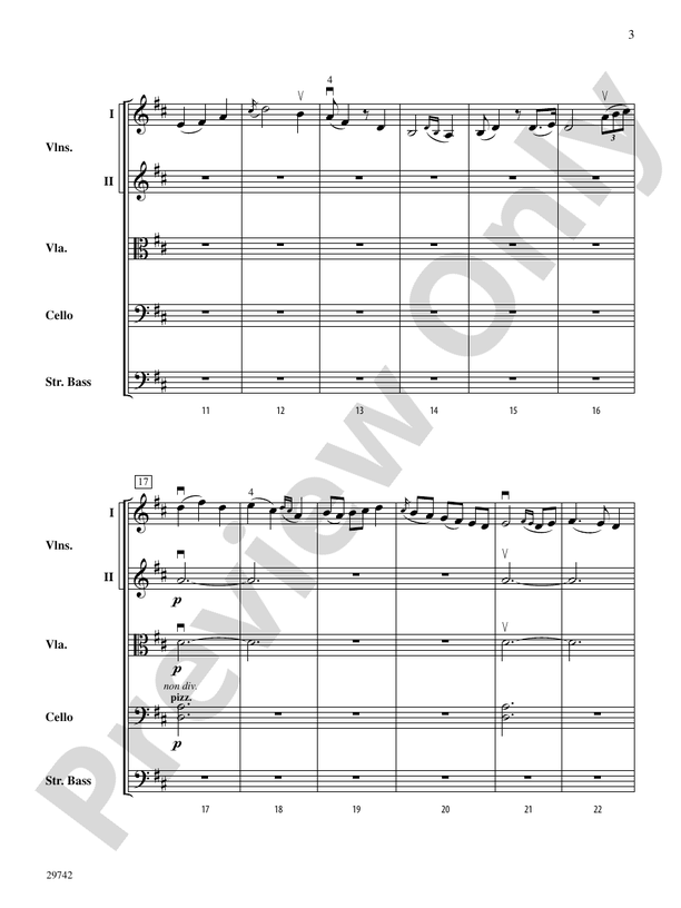 Neil Gow's Lament – String Orchestra Conductor Score & Parts (Digital Download)