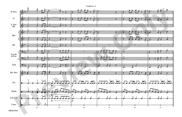 Margaritaville (Arr. Doug Adams) – Marching Band Conductor Score & Parts (Digital Download)